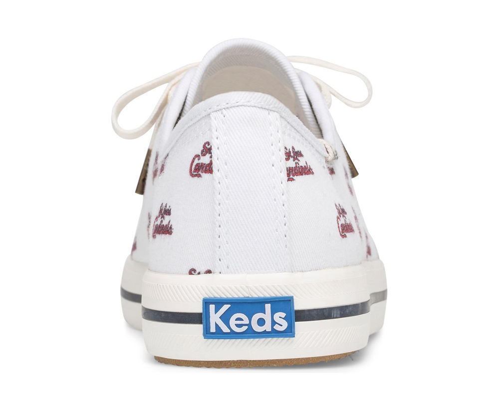 Tenis Keds Mujer Blancos - Kickstart Mlb® - 1624-GIUDO